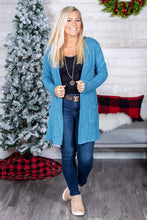 Load image into Gallery viewer, Bonnie Waffle Cardigan With Thumbhole
