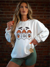 Load image into Gallery viewer, 3 Coffee Ghosts Graphic Sweatshirt | Multiple Colors - Elevated Boutique CO
