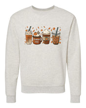 Load image into Gallery viewer, 4 Pumpkin Spice Latte Mix Graphic Sweatshirt | Multiple Colors - Elevated Boutique CO
