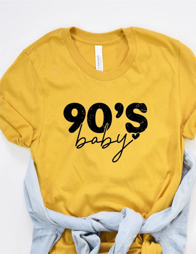 90's Baby Graphic Tee | Multiple Colors - Elevated Boutique CO