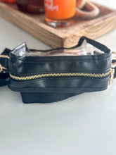 Load image into Gallery viewer, Chelsey Clear Stadium Bag &quot;Black&quot;
