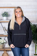 Load image into Gallery viewer, Abby Leopard Windbreaker-#1-Black
