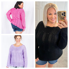 Load image into Gallery viewer, Cici Hallow Out Sweater (S-3X)
