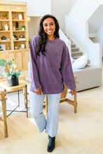 Load image into Gallery viewer, New Sarah Corded Crew-#7-Purple
