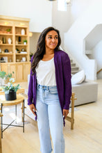 Load image into Gallery viewer, Bonnie Waffle Cardigan With Thumbhole
