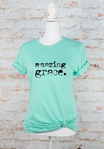 Amazing Grace Graphic Tee | Multiple Colors - Elevated Boutique CO