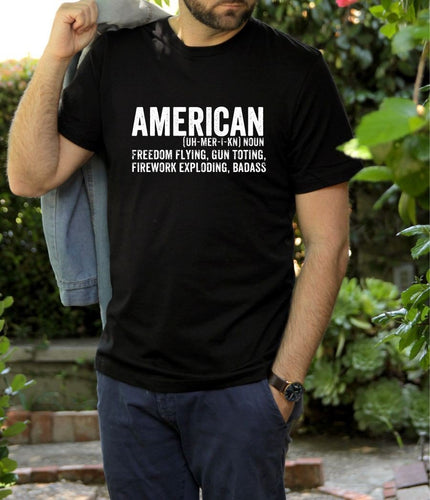 American: Noun Graphic Tee | Multiple Colors - Elevated Boutique CO