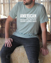 Load image into Gallery viewer, American: Noun Graphic Tee | Multiple Colors - Elevated Boutique CO
