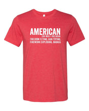 Load image into Gallery viewer, American: Noun Graphic Tee | Multiple Colors - Elevated Boutique CO
