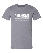 Load image into Gallery viewer, American: Noun Graphic Tee | Multiple Colors - Elevated Boutique CO
