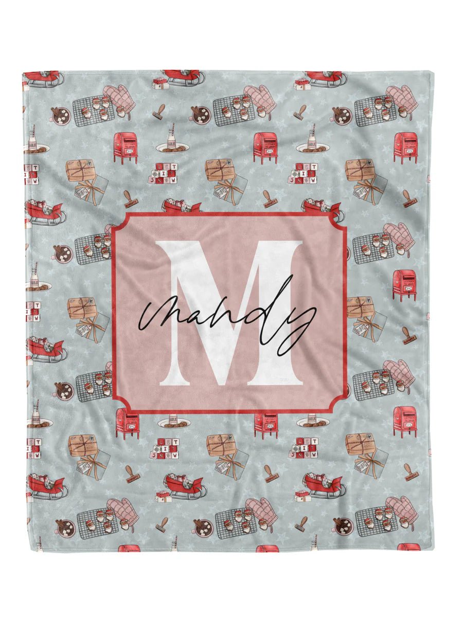 Baking Spirits Bright Custom Minky Blanket - Elevated Boutique CO