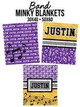 Load image into Gallery viewer, Band Split Minky Blanket *Multiple Colors* - Elevated Boutique CO
