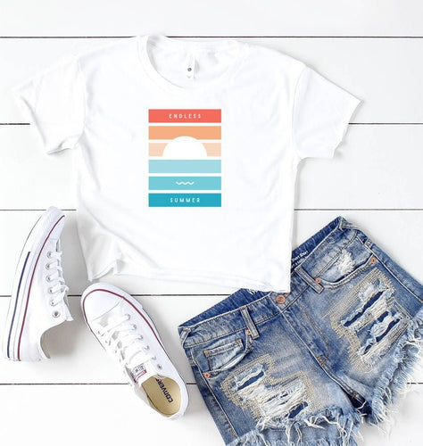 Bare Feet Only Cropped Tee | Multiple Colors - Elevated Boutique CO