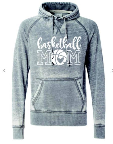 Basketball Mom Vintage Hoodie - Elevated Boutique CO