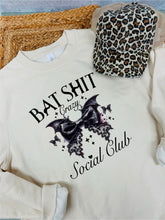 Load image into Gallery viewer, Bat Shit Crazy Social Club Graphic Sweatshirt | Multiple Colors - Elevated Boutique CO
