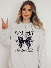 Load image into Gallery viewer, Bat Shit Crazy Social Club Graphic Sweatshirt | Multiple Colors - Elevated Boutique CO
