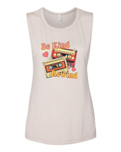 Load image into Gallery viewer, Be Kind and Rewind Muscle Graphic Tank | Multiple Colors - Elevated Boutique CO
