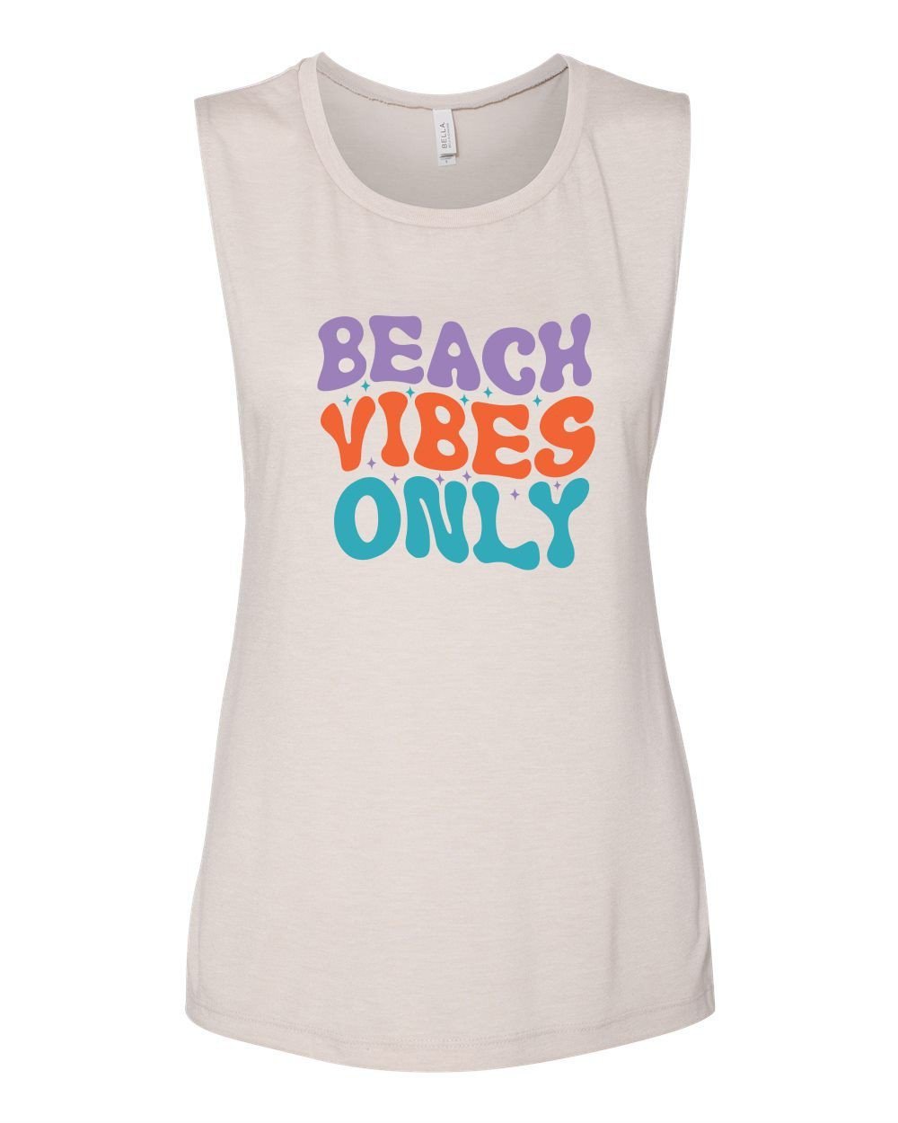 Beach Vibes Only Muscle Graphic Tank | Multiple Colors - Elevated Boutique CO