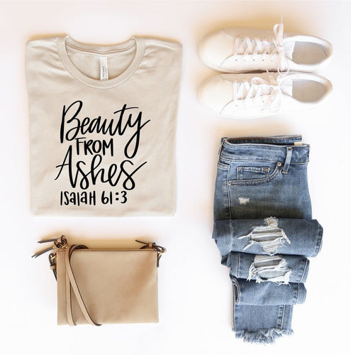 Beauty from Ashes Graphic Tee | Multiple Colors - Elevated Boutique CO