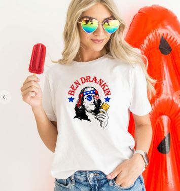 Ben Drankin' Graphic Tee - Elevated Boutique CO