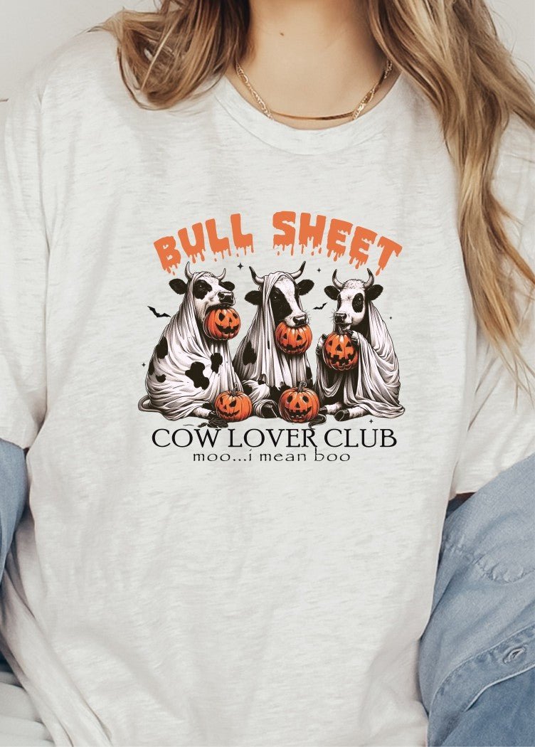 Bull Sheet Cow Lover Club Graphic Tee | Multiple Colors - Elevated Boutique CO