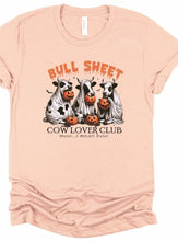 Load image into Gallery viewer, Bull Sheet Cow Lover Club Graphic Tee | Multiple Colors - Elevated Boutique CO
