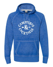 Load image into Gallery viewer, Campfires &amp; Cocktails Vintage Hoodie | Multiple Colors - Elevated Boutique CO
