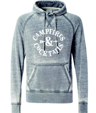 Campfires & Cocktails Vintage Hoodie | Multiple Colors - Elevated Boutique CO