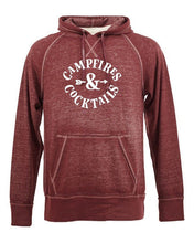 Load image into Gallery viewer, Campfires &amp; Cocktails Vintage Hoodie | Multiple Colors - Elevated Boutique CO
