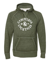 Load image into Gallery viewer, Campfires &amp; Cocktails Vintage Hoodie | Multiple Colors - Elevated Boutique CO
