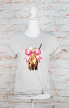 Load image into Gallery viewer, Coffee Coquette Bow Graphic Tee | Multiple Colors - Elevated Boutique CO
