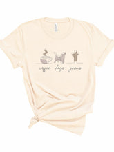 Load image into Gallery viewer, Coffee Dogs Jesus Graphic Tee | Multiple Colors - Elevated Boutique CO
