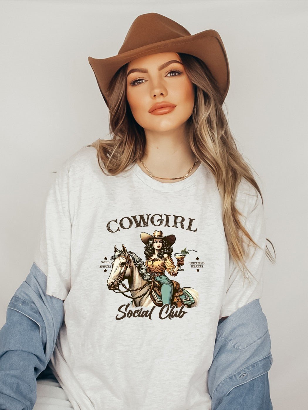 Cowgirl Social Club Graphic Tee | Multiple Colors - Elevated Boutique CO