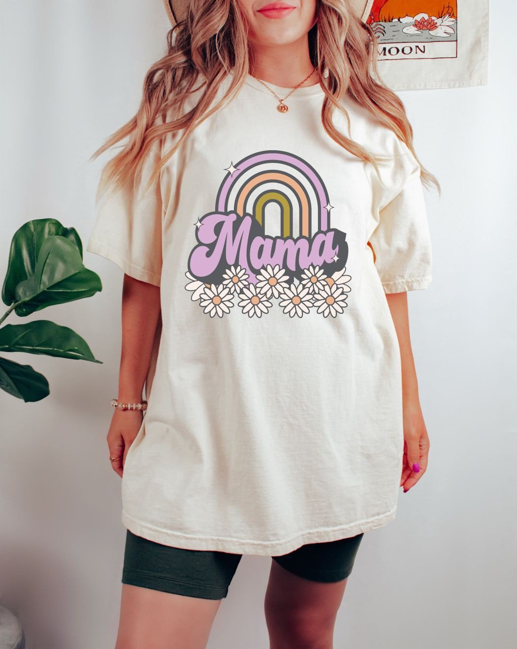 Daisy Rainbow Mama Graphic Tee | Multiple Colors - Elevated Boutique CO