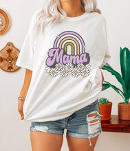 Load image into Gallery viewer, Daisy Rainbow Mama Graphic Tee | Multiple Colors - Elevated Boutique CO
