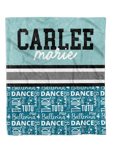 Dance Split Minky Blanket *Multiple Colors* - Elevated Boutique CO