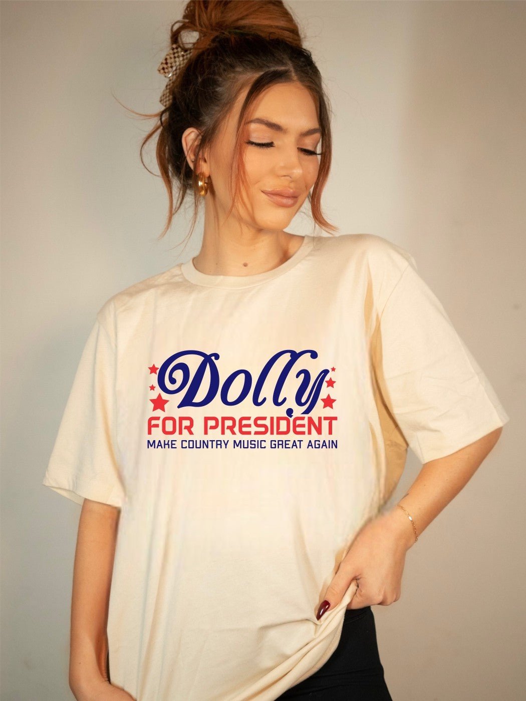 Dolly for President 2024 Graphic Tee | Multiple Colors - Elevated Boutique CO