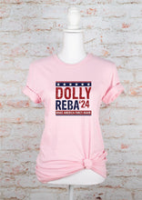 Load image into Gallery viewer, Dolly Reba for President 2024 Graphic Tee | Multiple Colors - Elevated Boutique CO
