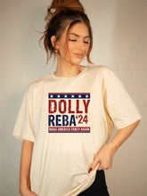 Load image into Gallery viewer, Dolly Reba for President 2024 Graphic Tee | Multiple Colors - Elevated Boutique CO
