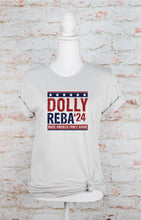 Load image into Gallery viewer, Dolly Reba for President 2024 Graphic Tee | Multiple Colors - Elevated Boutique CO
