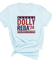 Load image into Gallery viewer, Dolly Reba for President 2024 Graphic Tee | Multiple Colors - Elevated Boutique CO
