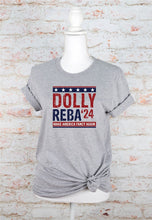 Load image into Gallery viewer, Dolly Reba for President 2024 Graphic Tee | Multiple Colors - Elevated Boutique CO
