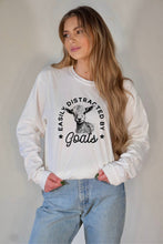 Load image into Gallery viewer, Easily Distracted by Goats Long Sleeve Graphic Tee | Multiple Colors - Elevated Boutique CO
