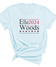 Load image into Gallery viewer, Elle Woods for President Graphic Tee | Multiple Colors - Elevated Boutique CO
