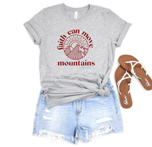 Load image into Gallery viewer, Faith can Move Mountains Graphic Tee | Multiple Colors - Elevated Boutique CO
