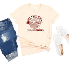 Load image into Gallery viewer, Faith can Move Mountains Graphic Tee | Multiple Colors - Elevated Boutique CO
