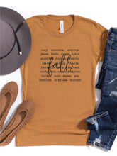 Load image into Gallery viewer, Fall Words Graphic Tee | Multiple Colors - Elevated Boutique CO
