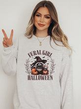 Load image into Gallery viewer, Feral Girl Halloween Graphic Sweatshirt - Elevated Boutique CO
