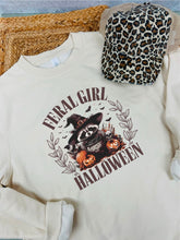 Load image into Gallery viewer, Feral Girl Halloween Graphic Sweatshirt - Elevated Boutique CO
