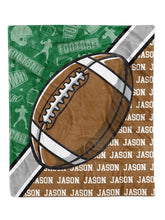 Load image into Gallery viewer, Football Action Minky Blanket *Multiple Colors* - Elevated Boutique CO
